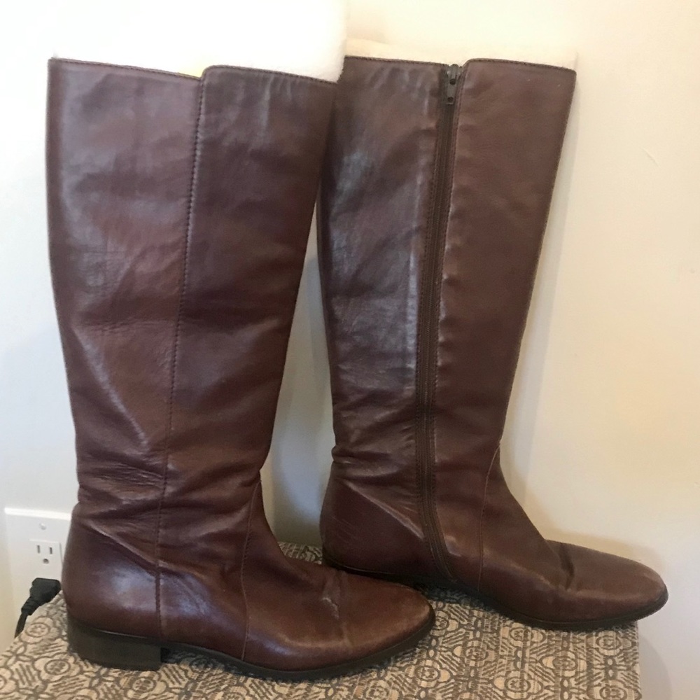 JCrew Leather Riding Boots